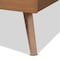 Baxton Studio Takeo Mid-Century Modern Transitional Ash Walnut Finished Wood Full Size Platform Bed 180-11151-9407-Zoro - alternate 7